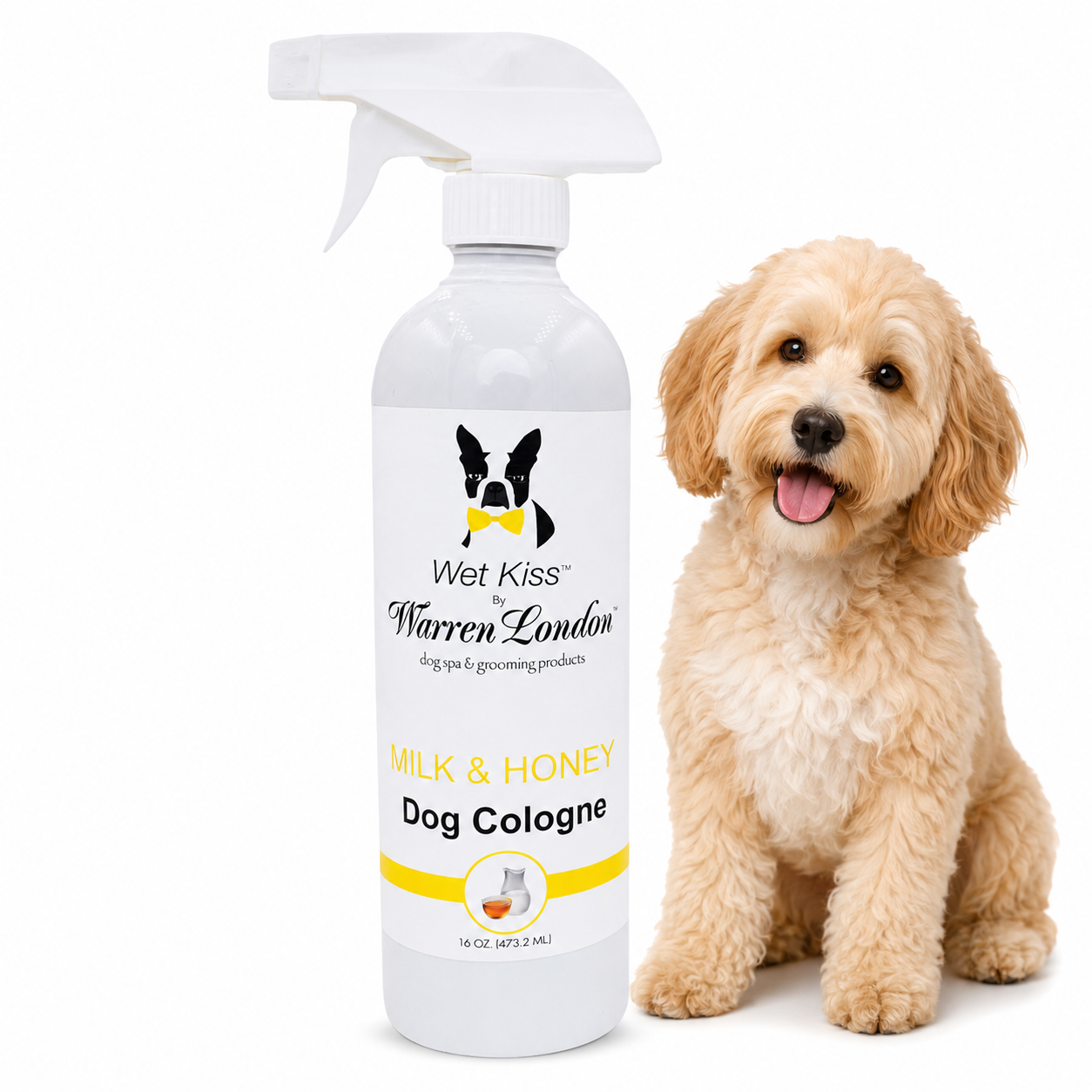 Wet Kiss Dog Cologne By Warren London - 2 Oz or 16 Oz | HT Animal Supply