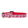 Up Country Cherries Small Breed Dog Collar Made in USA