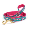 Up Country Cherry Blossoms Cast Brass Dog Leash