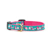 Up Country Cherry Blossoms Small Breed Dog Collar Made in USA