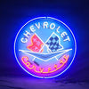 Chevrolet Corvette Logo Real Glass Neon Sign