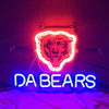 Chicago Da Bears Real Glass Neon Sign