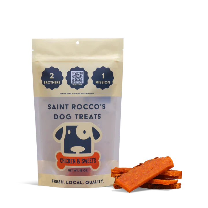 Saint Roccos Dog Treats Chicken & Sweets (8oz)
