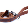 Celtic Sport Chocolate Leather Dog Leash