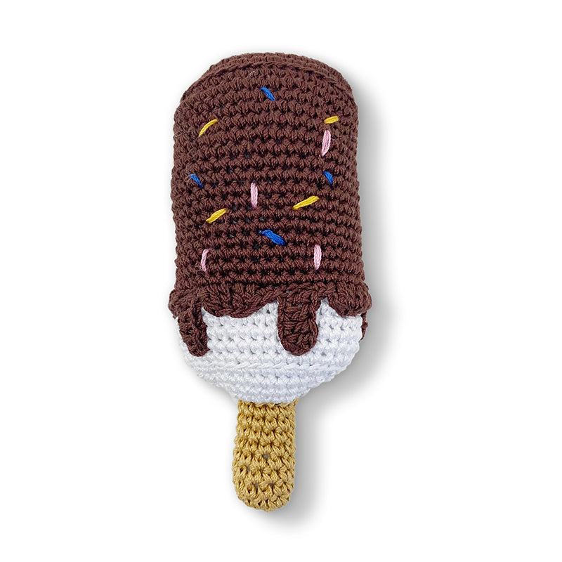 DOGO Chocolate Pop Crochet Dog Toy