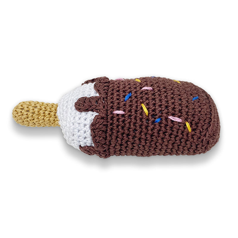DOGO Chocolate Pop Crochet Dog Toy