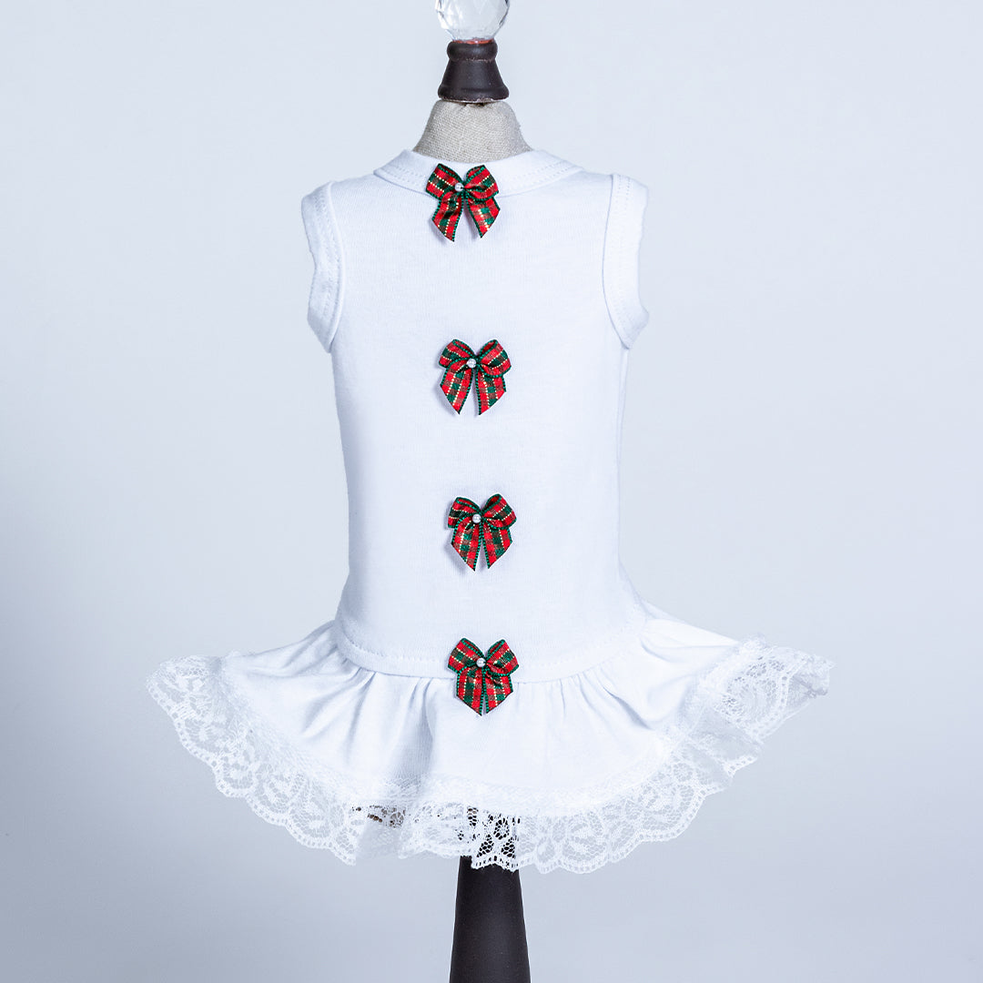 Hello Doggie Christmas Dog Dress