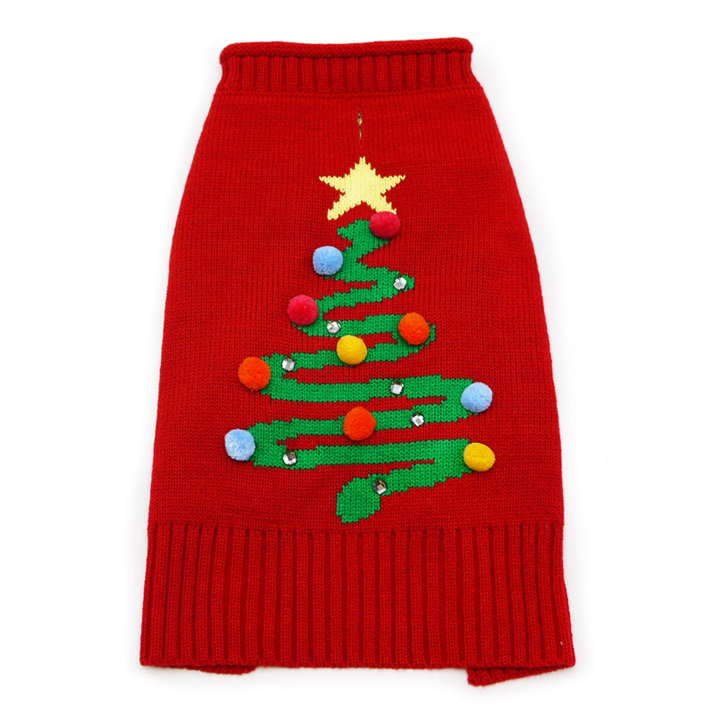 DOGO Christmas Tree Dog Sweater