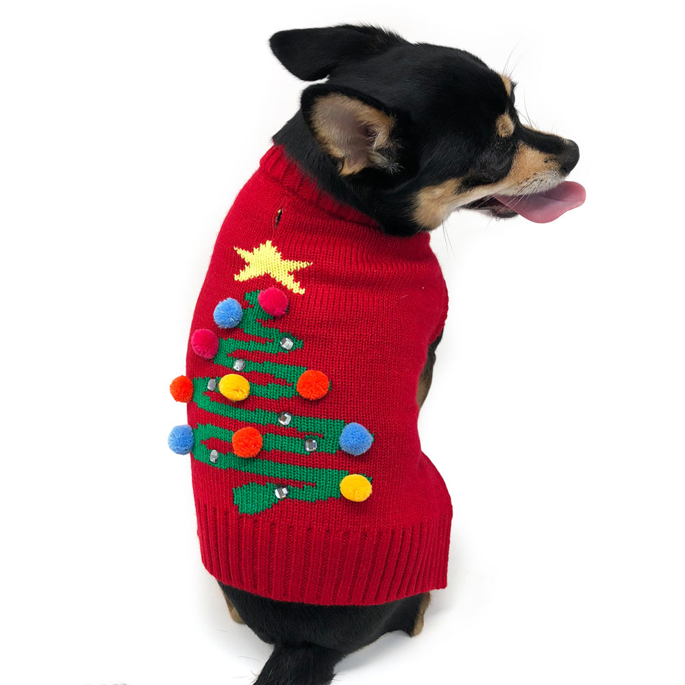 DOGO Christmas Tree Dog Sweater
