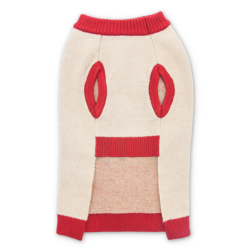 DOGO Christmas Wreath Dog Sweater
