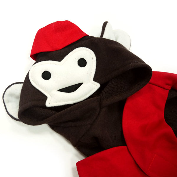 DOGO Circus Monkey Dog Hoodie