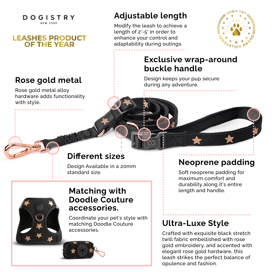 City Dog Leash - Blush