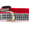 Classic Black Houndstooth Small Breed Dog Collar