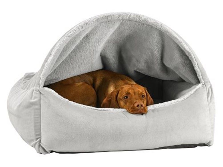 Winter White-Faux Fur Canopy Bed