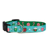 Up Country Christmas Cocoa Printed Made in USA Dog Collar