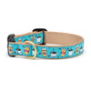 Up Country Coffee Nut Cast Brass Dog Collar