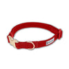 Fabric Dog Collar - Red