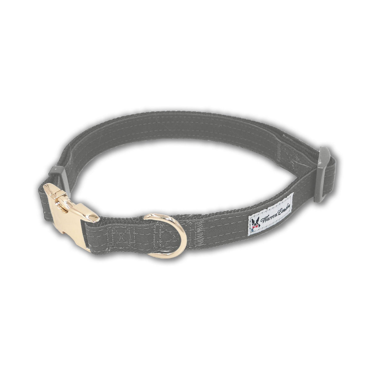 Fabric Dog Collar - Grey - HT Animal Supply
