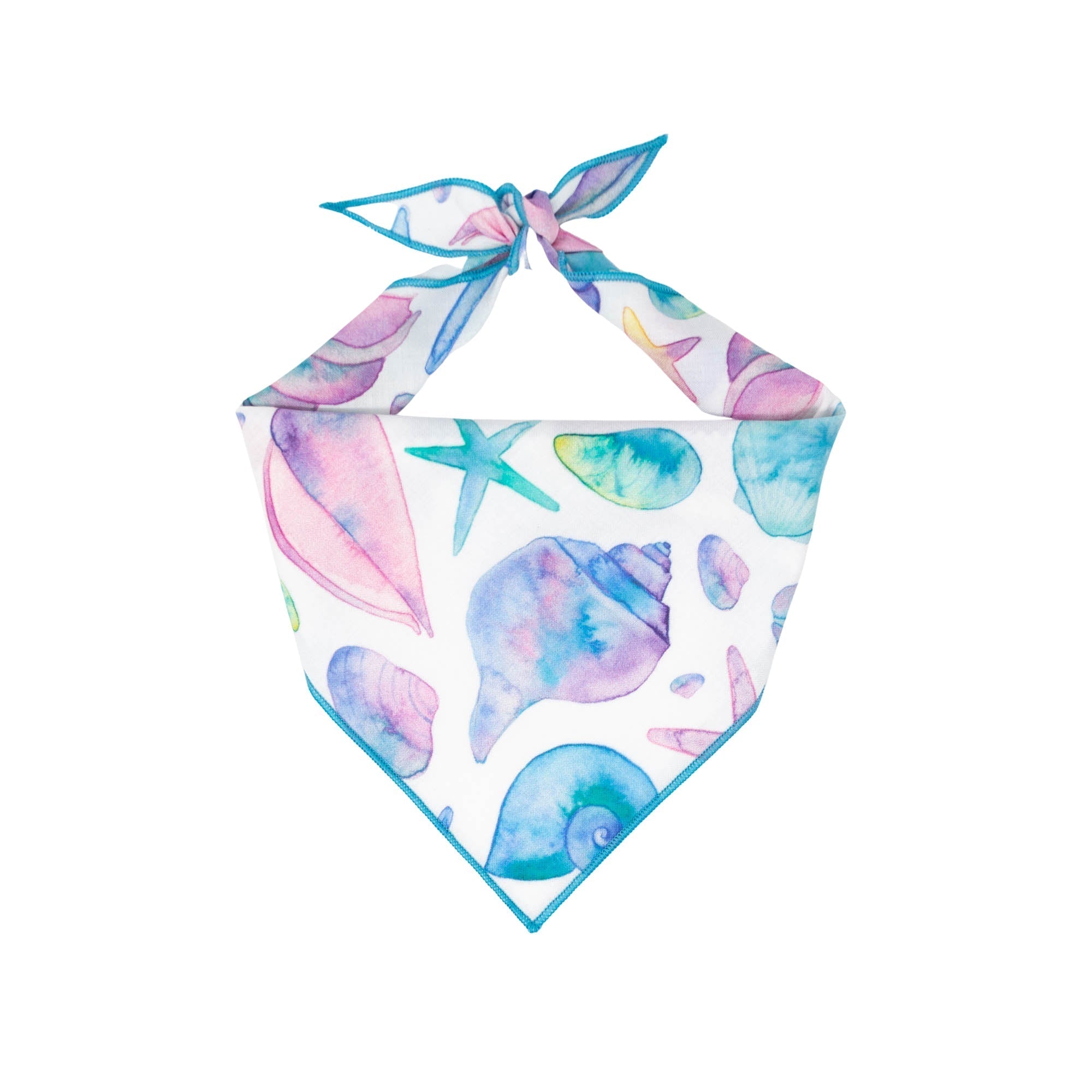 Colorful Seashell Dog Bandana