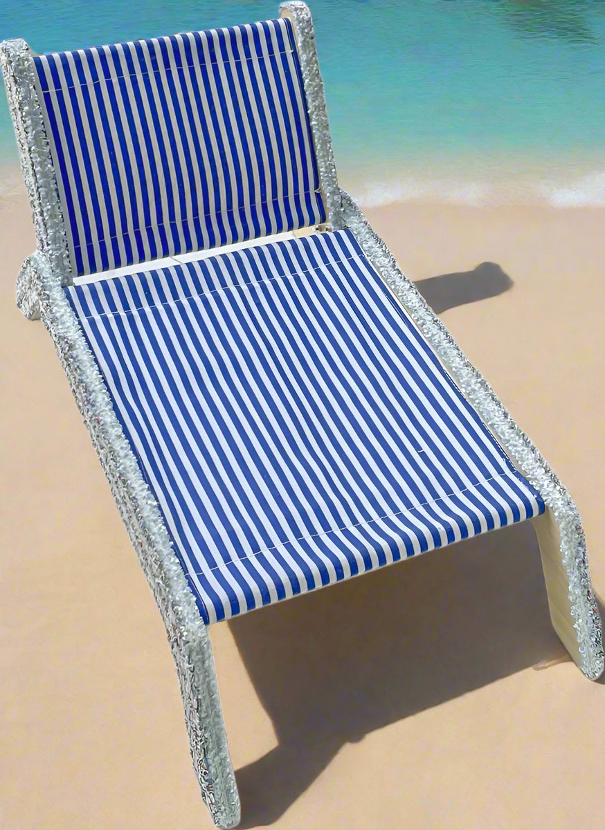 Como Coastal Pet Sun Lounger for Small Pets