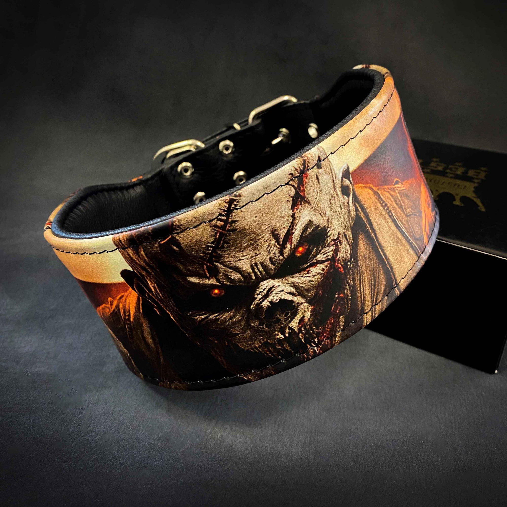 Bestia Scare Limited Edition Leather Dog Collar