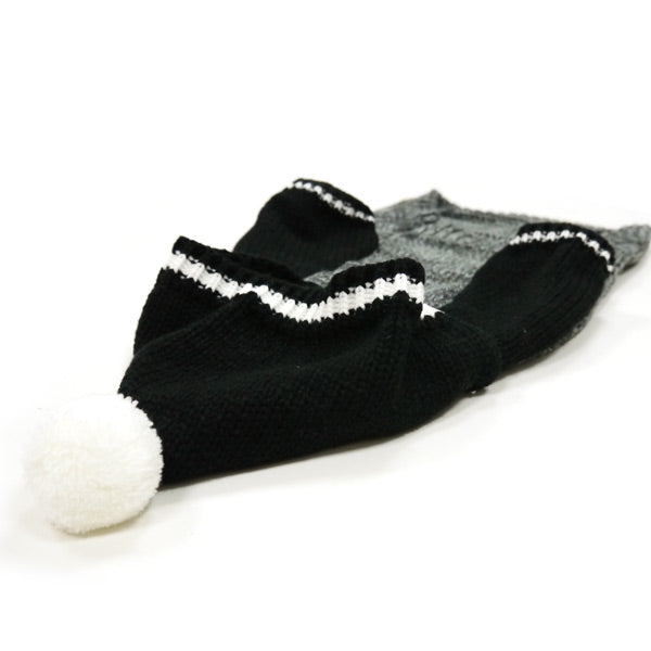 Contrast Hoodie Sweater