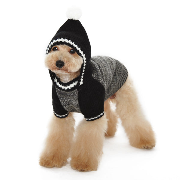 DOGO Contrast Hoodie Dog Sweater