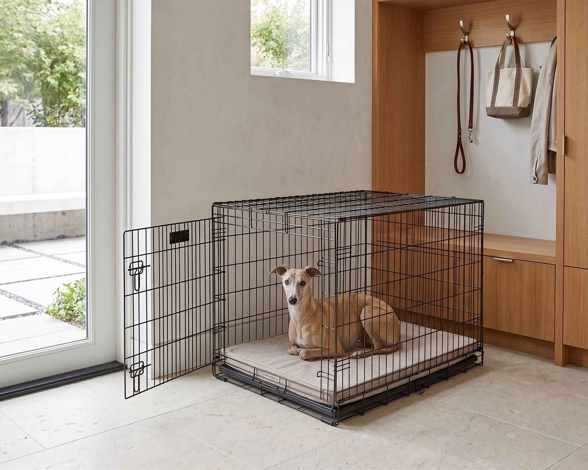 Bowsers Cool Gel Memory Foam Dog Crate Mattress Pad - Cooling Memory Foam Joint Support