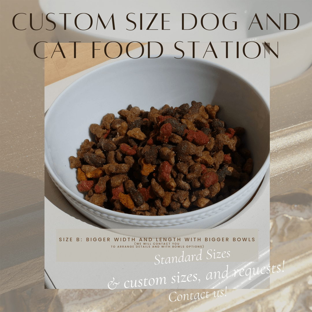 Luigi x Grumio Newfoundland Elevated Dog Feeder