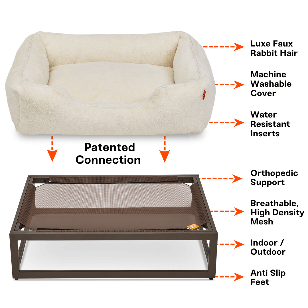 The FUZI Elevated Dog Bed