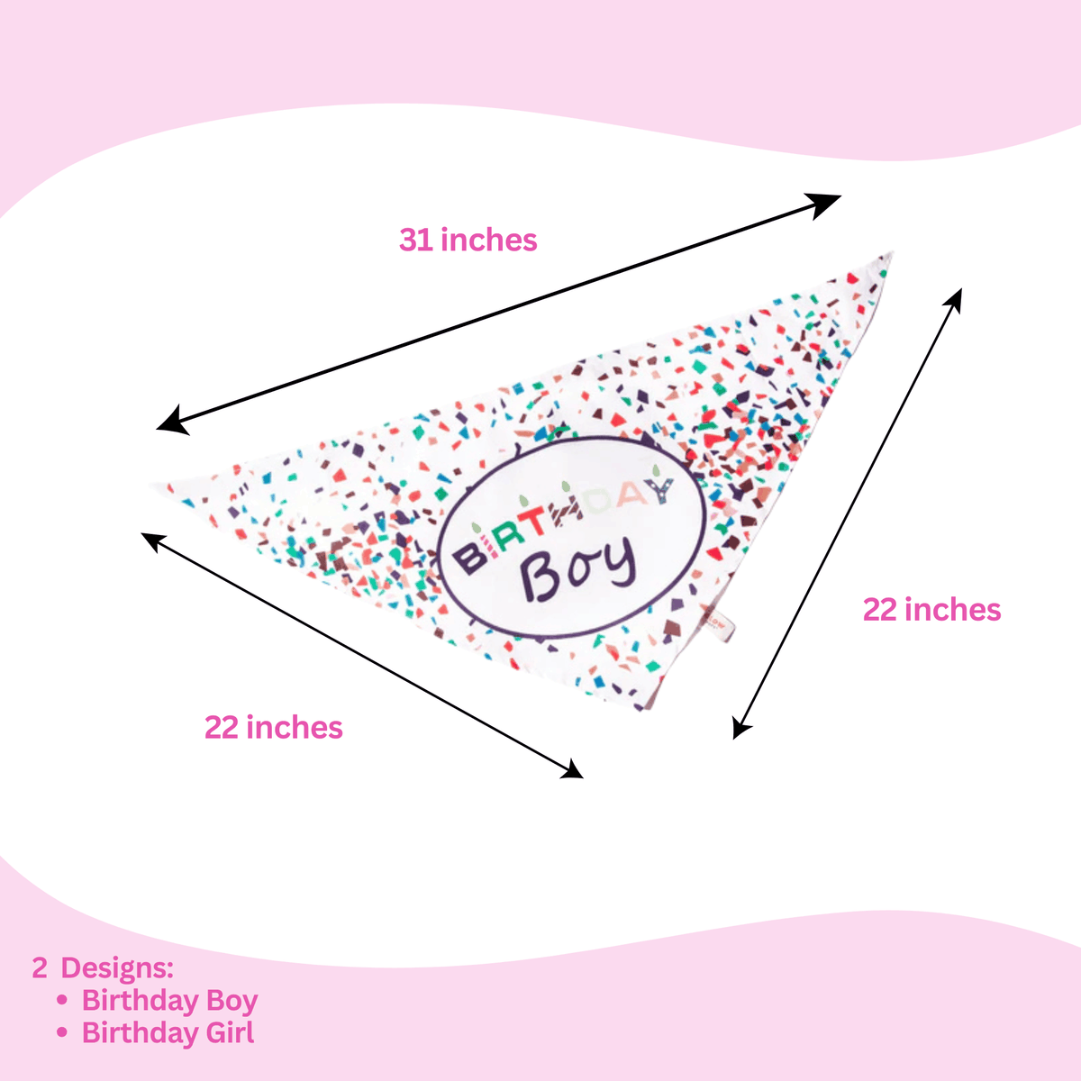 Glow Pups: Birthday Dog Bandanas