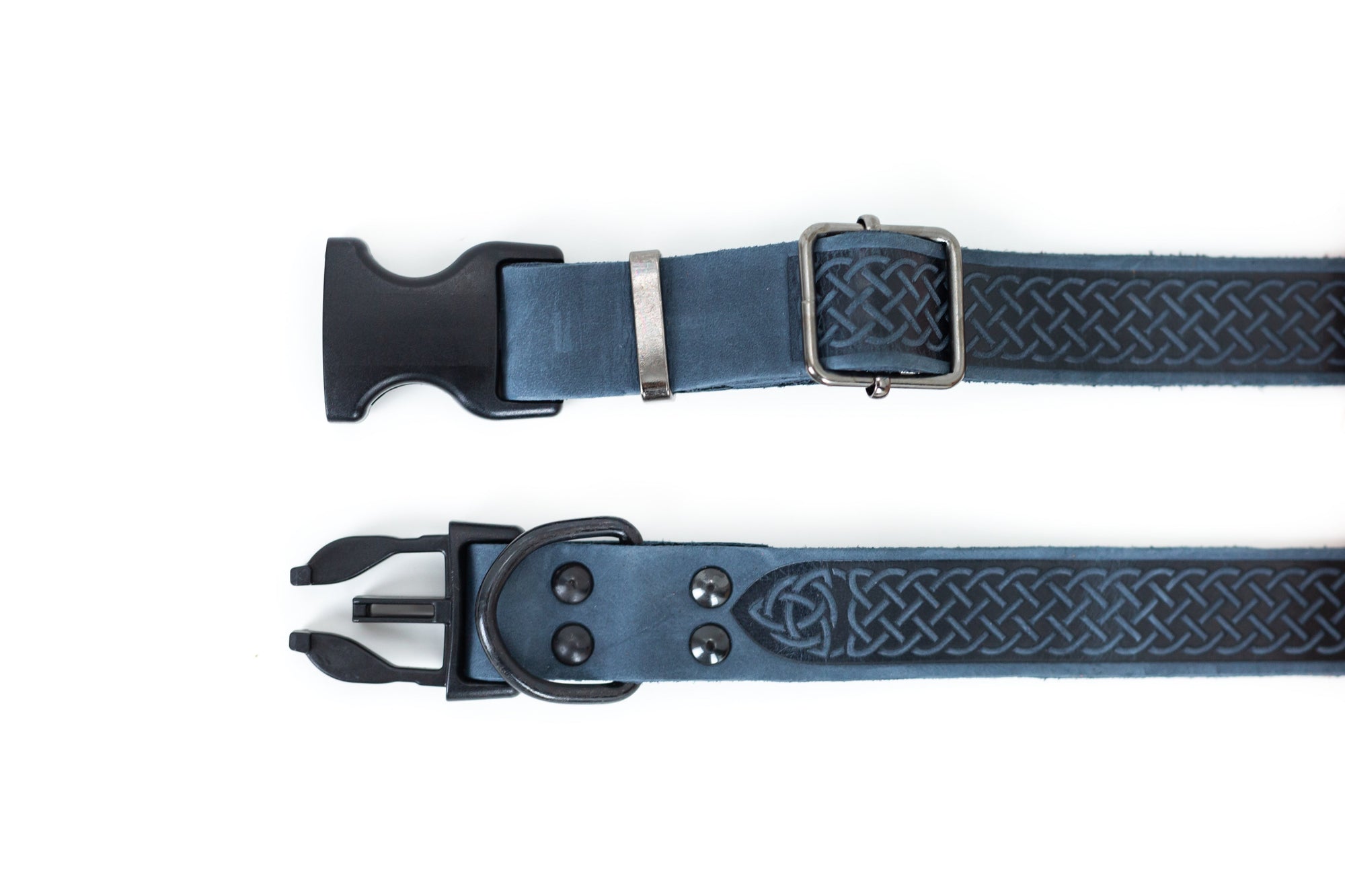 Euro-Dog Celtic Sport Quick-Release Leather Dog Collar