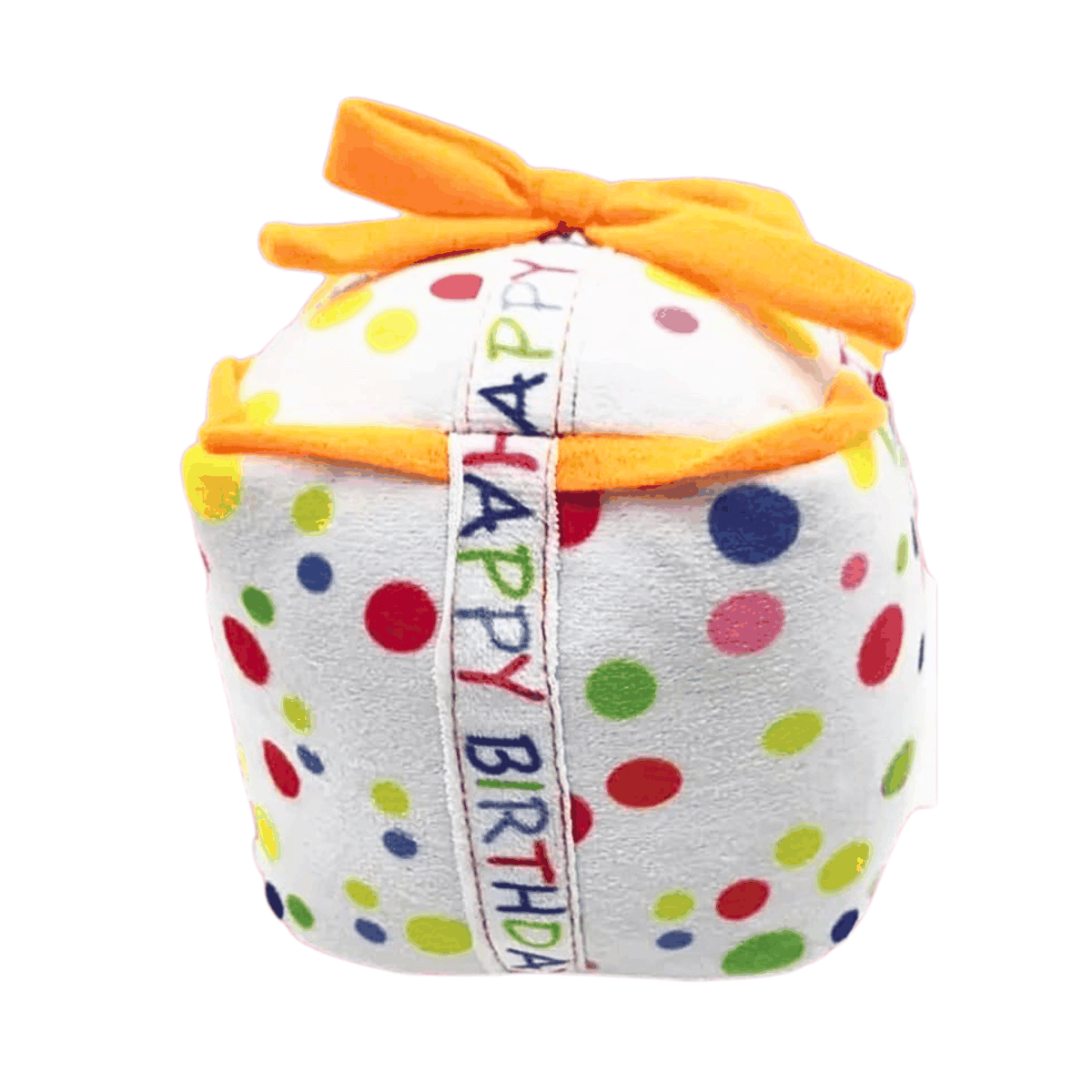 Glow Pups: Birthday Present Squeaky Plush Dog Toy