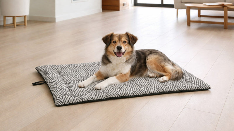 Bowsers Cosmopolitan Signature Textures Washable Dog Mat - Easy-Care Comfort and Surface Protection