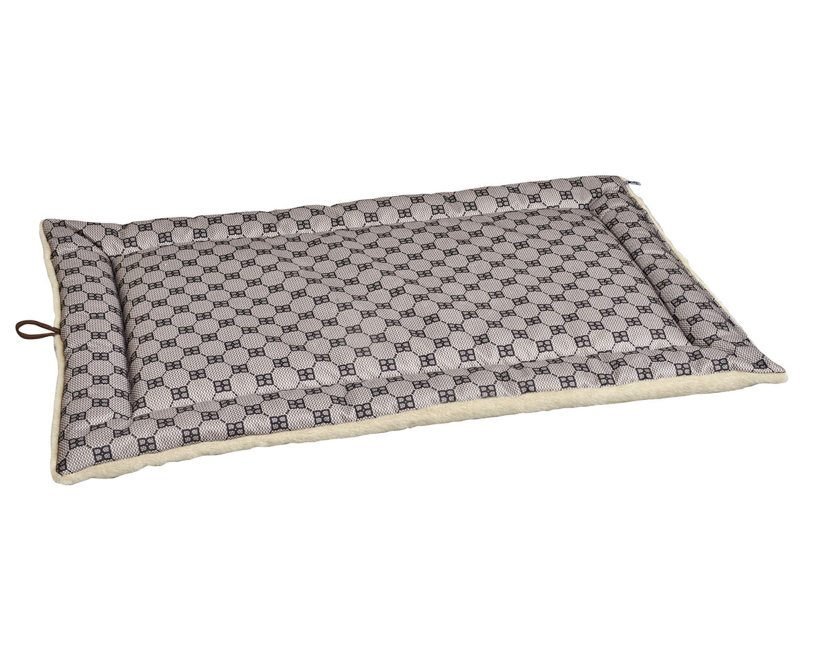 Bowsers Cosmopolitan Faux Fur Dog Mat - Reversible & Washable Travel Pad