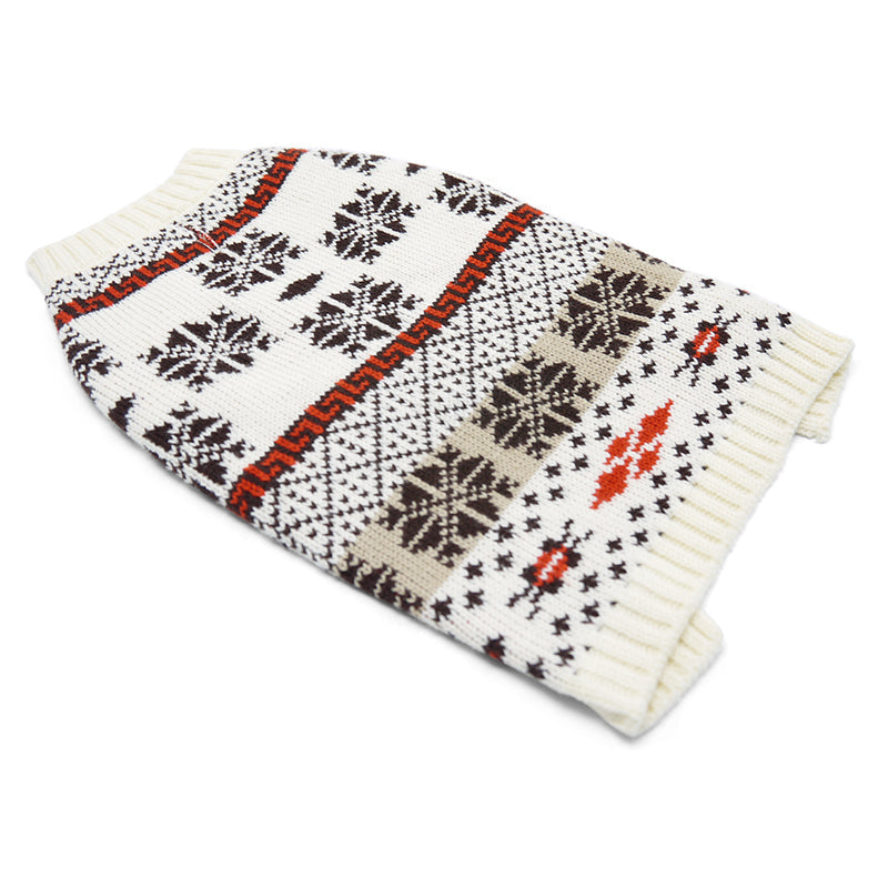 DOGO Cozy Fair Isle Dog Sweater
