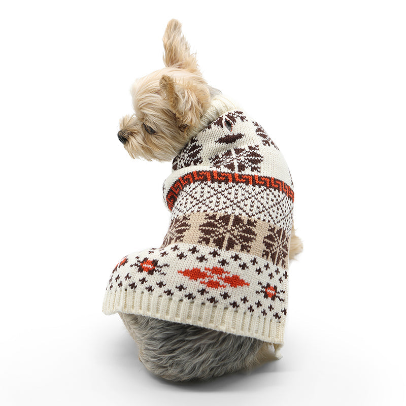 DOGO Cozy Fair Isle Dog Sweater