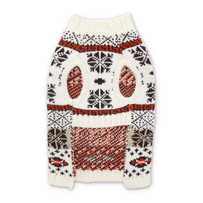 DOGO Cozy Fair Isle Dog Sweater
