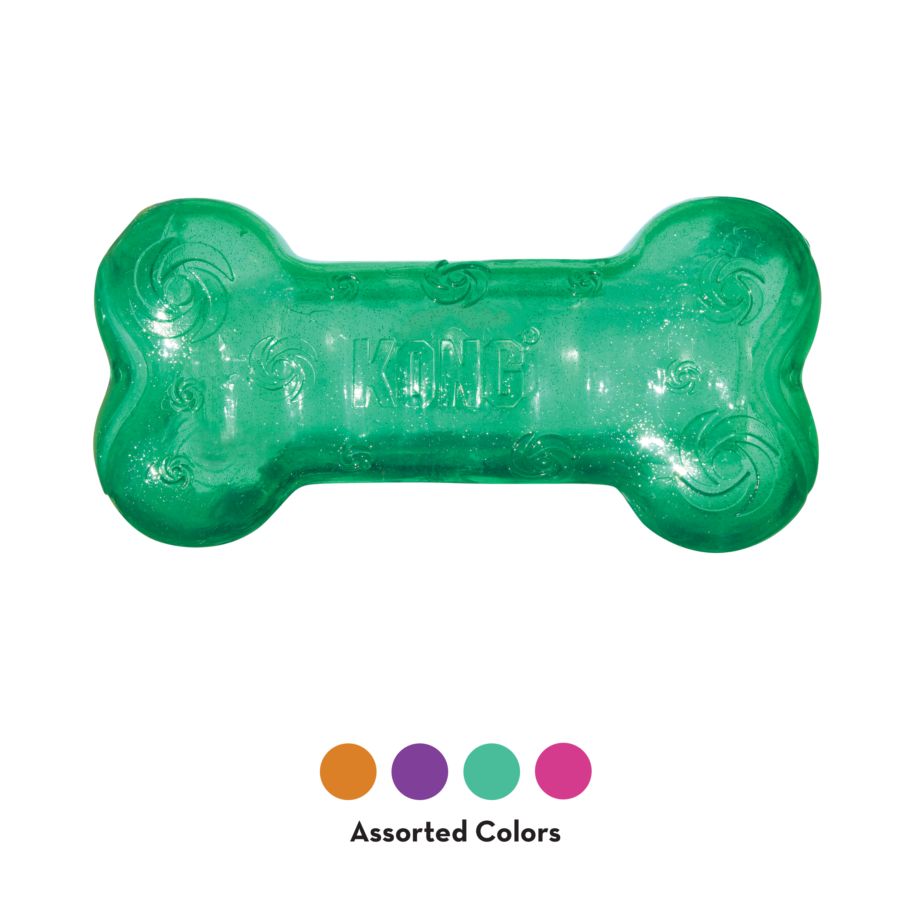 Kong Squeezz Crackle Bone - HT Animal Supply