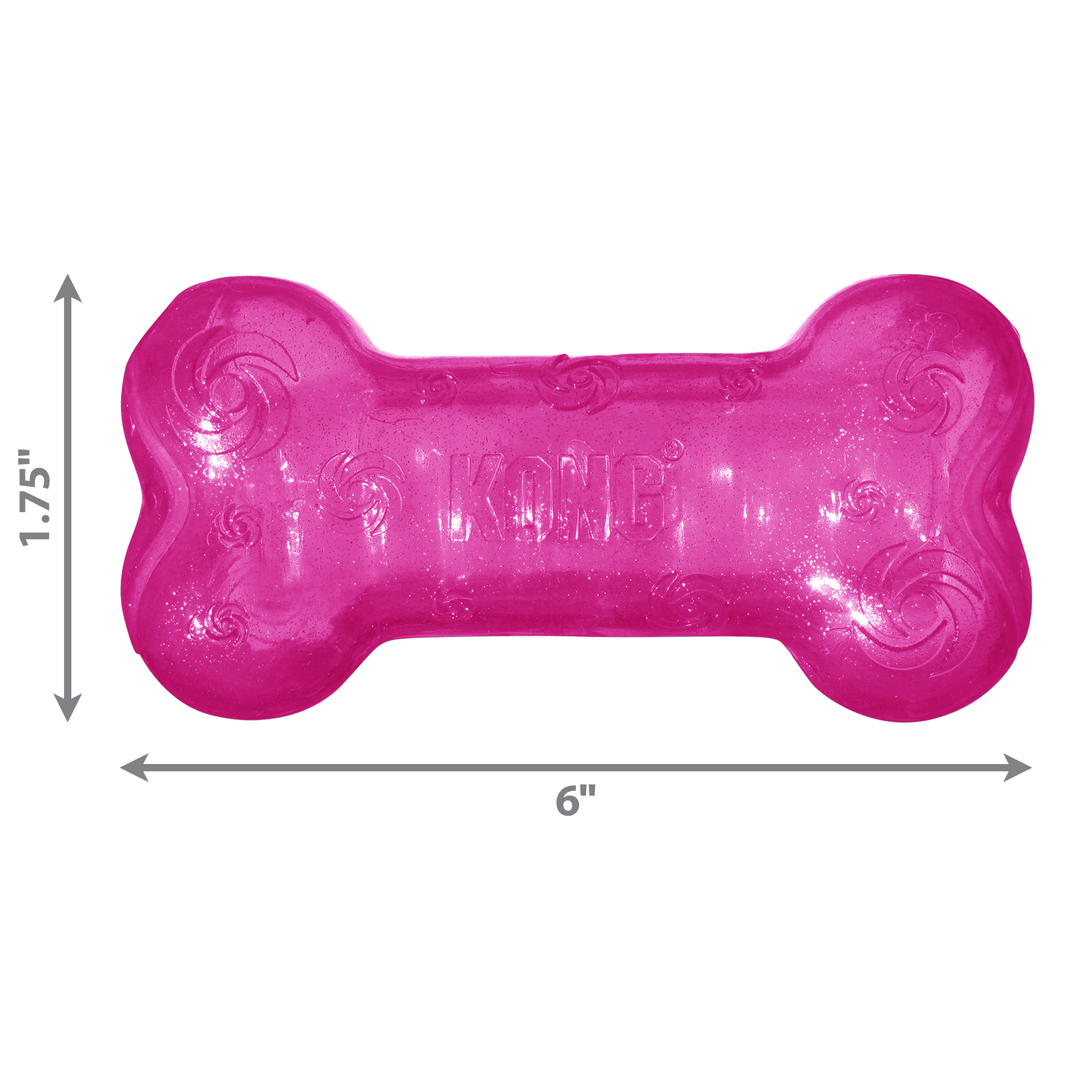 Kong Squeezz Crackle Bone - HT Animal Supply