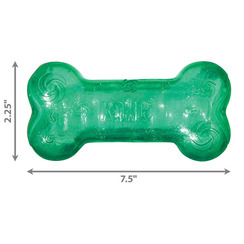 Kong Squeezz Crackle Bone - HT Animal Supply