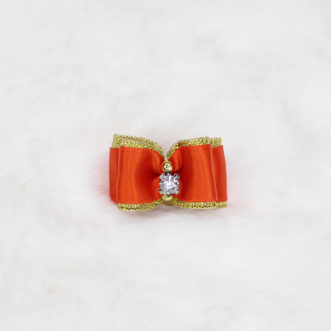 Hello Doggie Crystal Hot Pink Dog Barrette