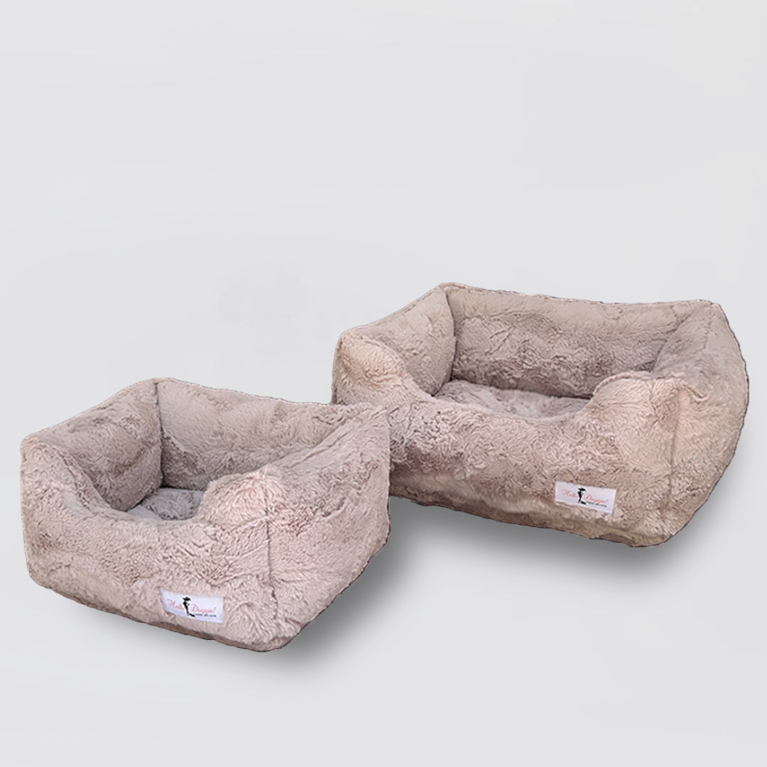 Hello Doggie Cuddle Aquamarine Dog Bed