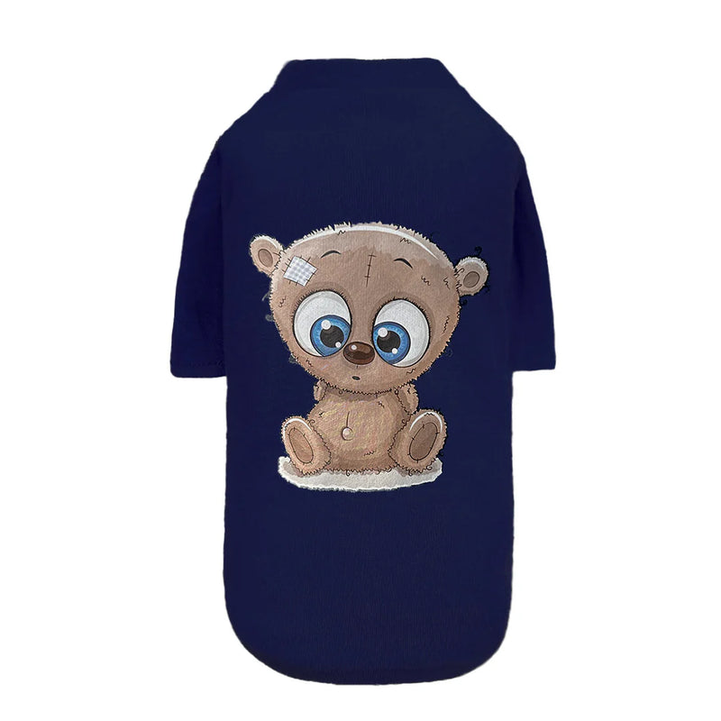 Cutie Dog Tee Collection-Light Grey Giraffe