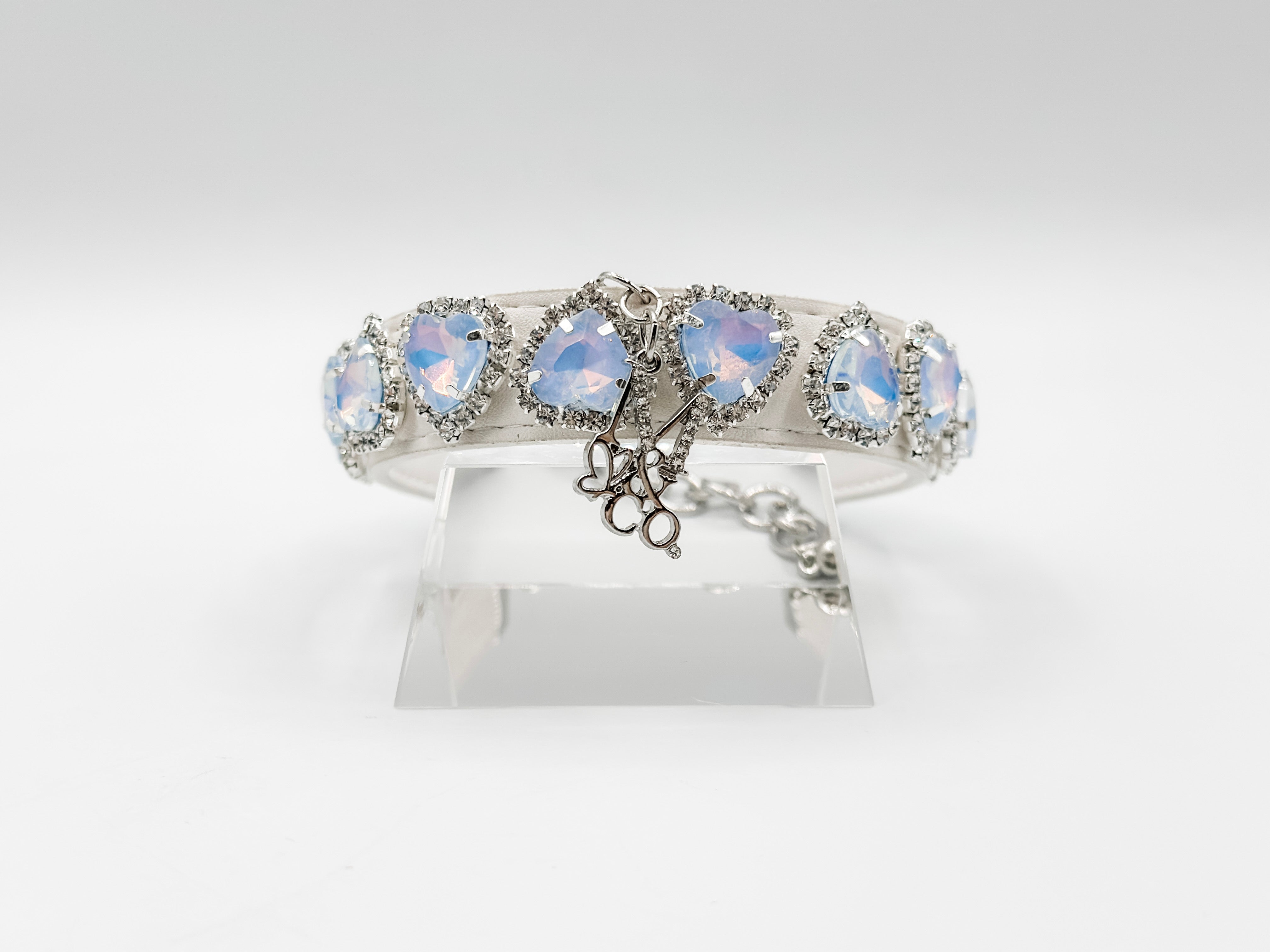 Couture Gem Necklace: Little Blue