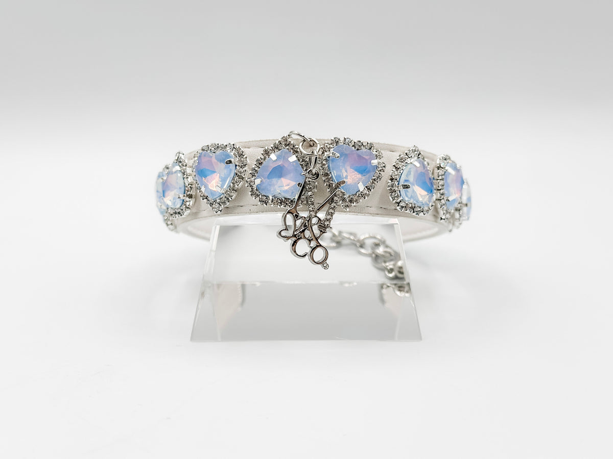 Couture Gem Necklace: Little Blue