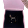 Black Poodle Brooch