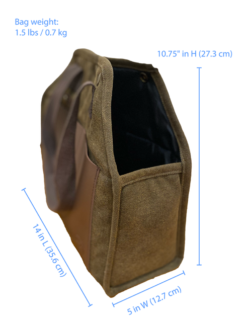 BESPOKE PAWS The Daily Carrier - Packable Luxury for Life on the Go Pet Carrier | HT Animal Supply