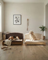 The Haven Luxury Handcrafted Solid Wood Orthopedic Dog Bed