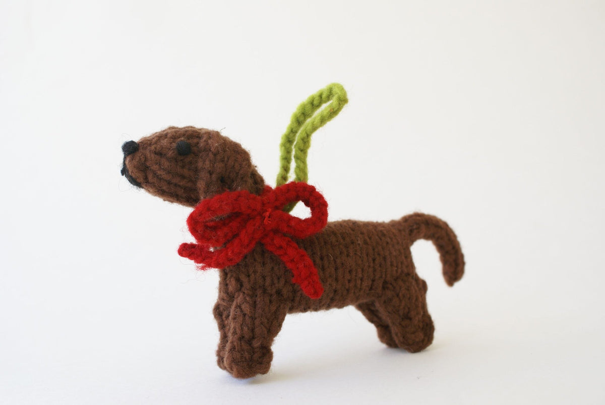 Chilly Dog Dachshund Wool Ornament